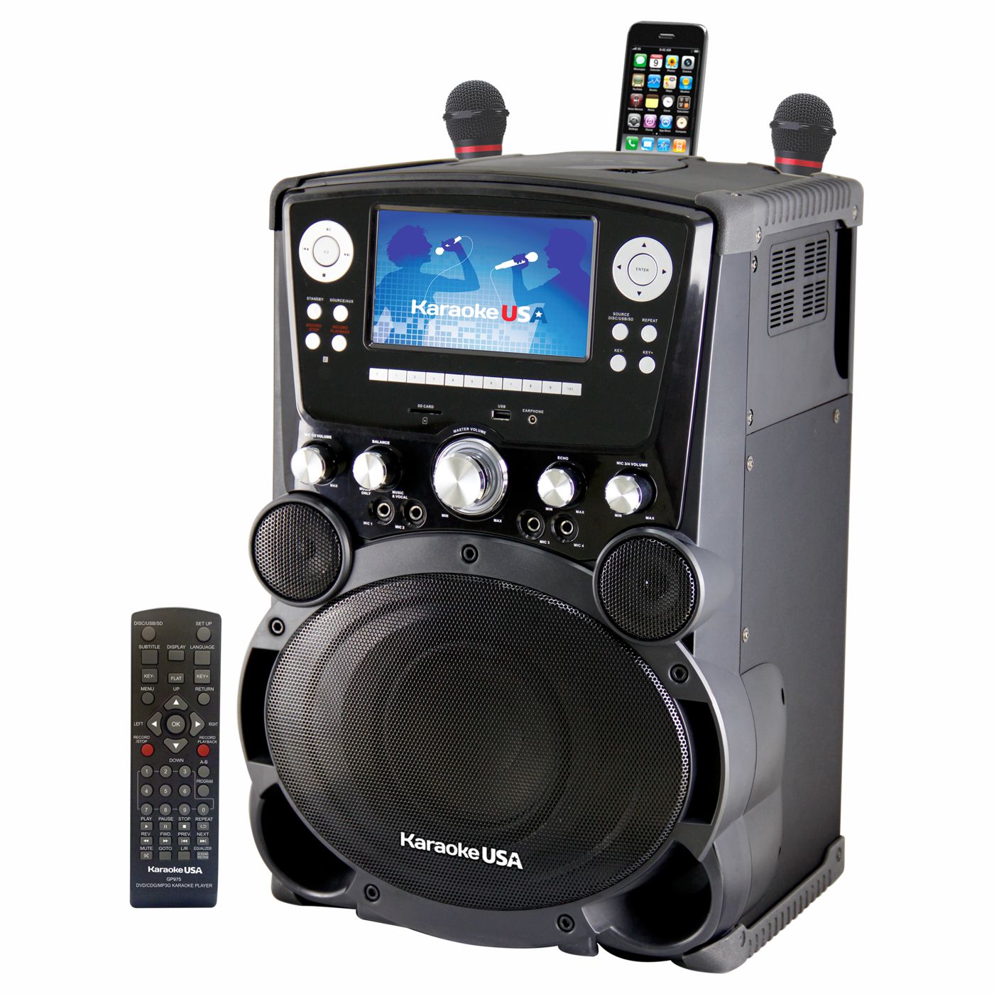 GP975 - Professional DVD/CDG/MP3G Karaoke Player with 7 GP975 - Professional DVD/CDG/MP3G Karaoke Player with 7